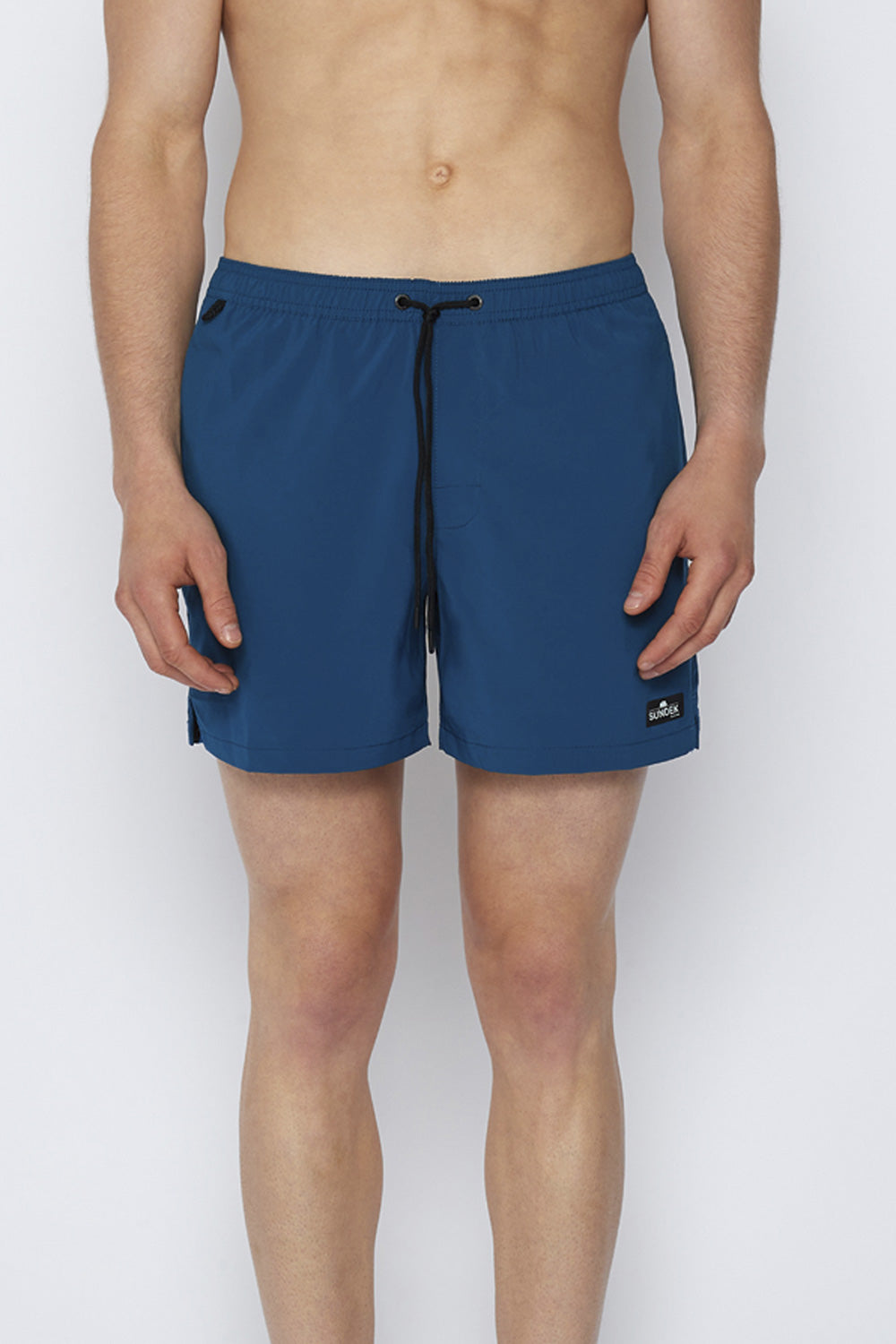 STRETCH SHORT SWIM SHORTS WITH AN ELASTICATED WAISTBAND