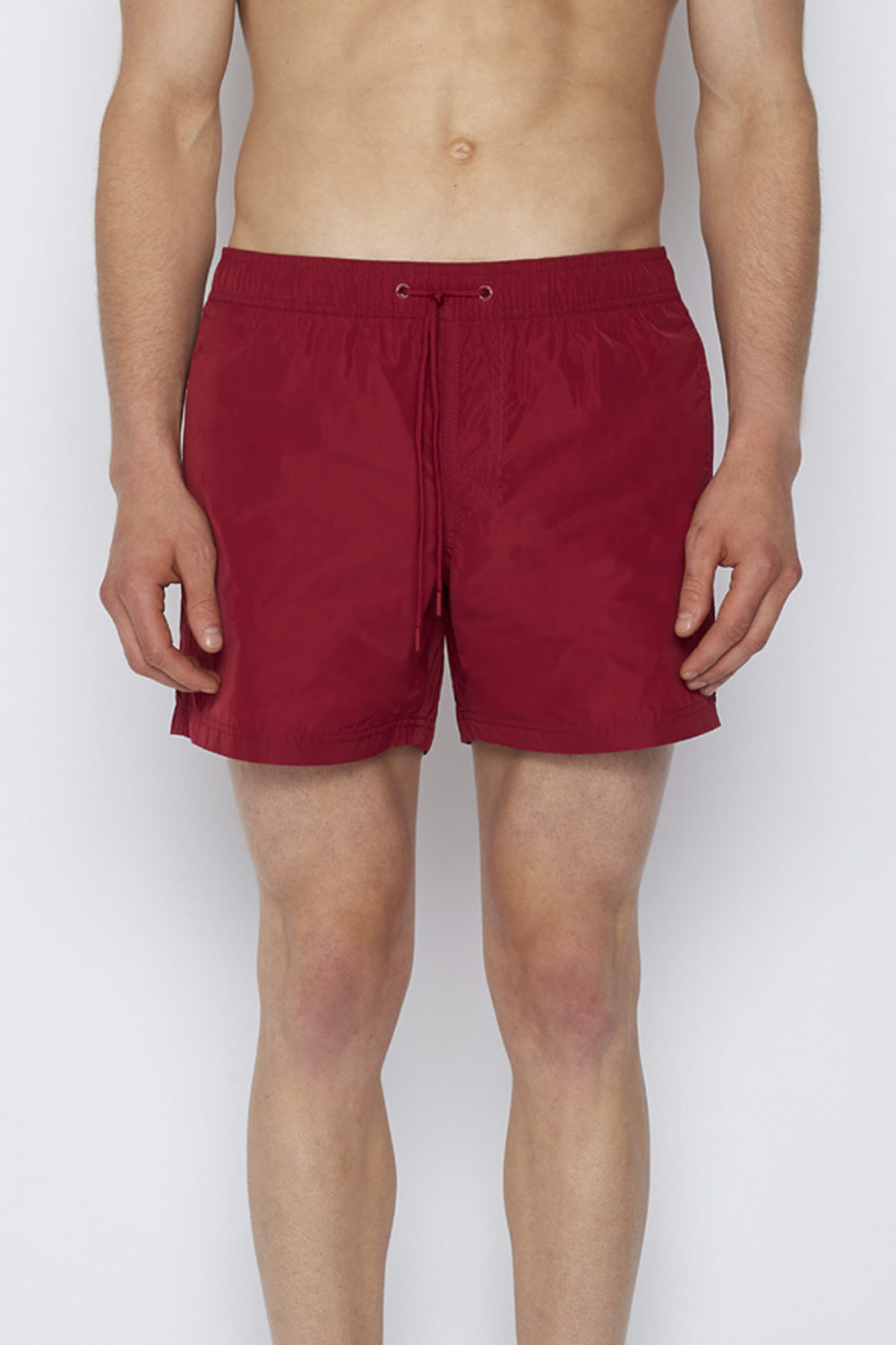 MEMORY STRETCHED WAIST SWIM TRUNKS