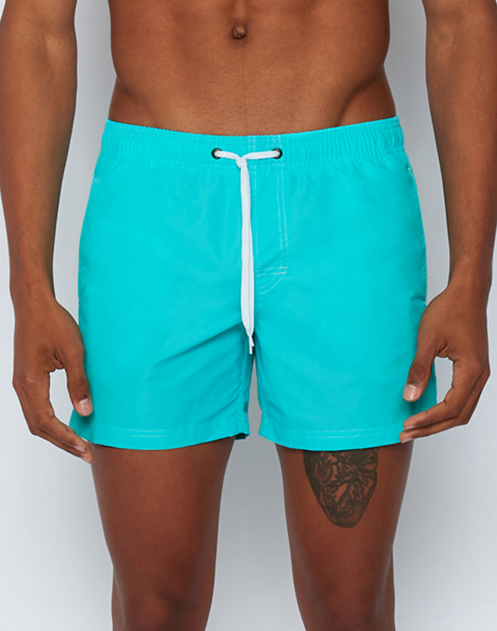 Stretch mens clearance swim trunks