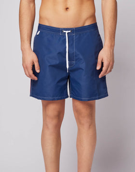 FIXED WAIST MID-LENGTH SWIM SHORTS
