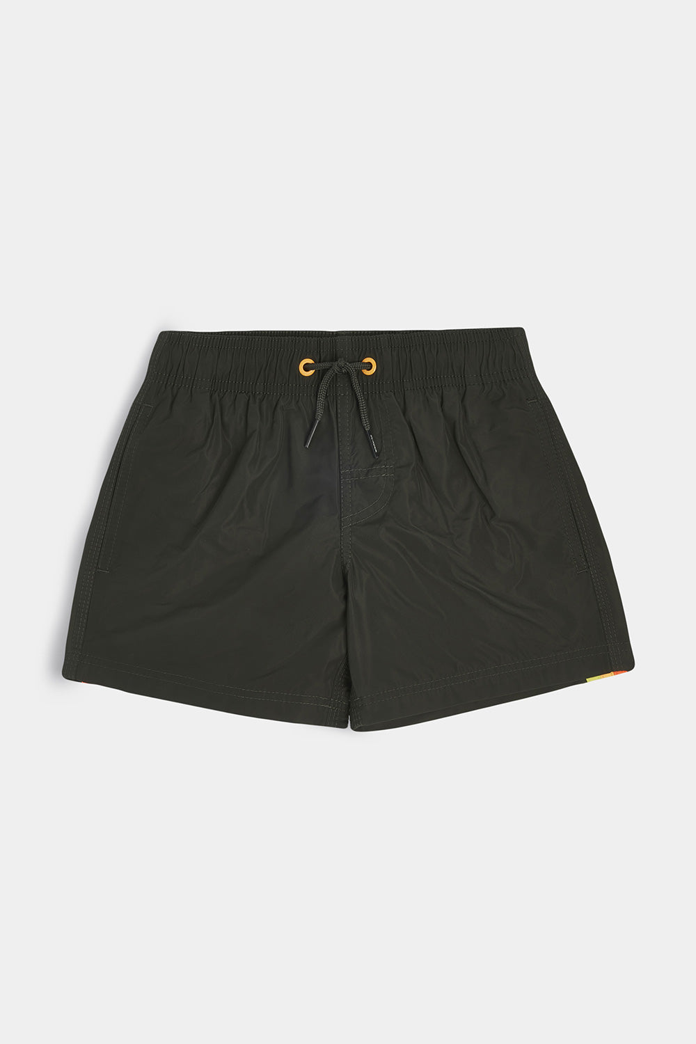 SHORT SWIM SHORTS WITH AN ELASTICATED WAISTBAND