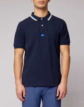 COMBINED PIQUÉ COTTON POLO SHIRT