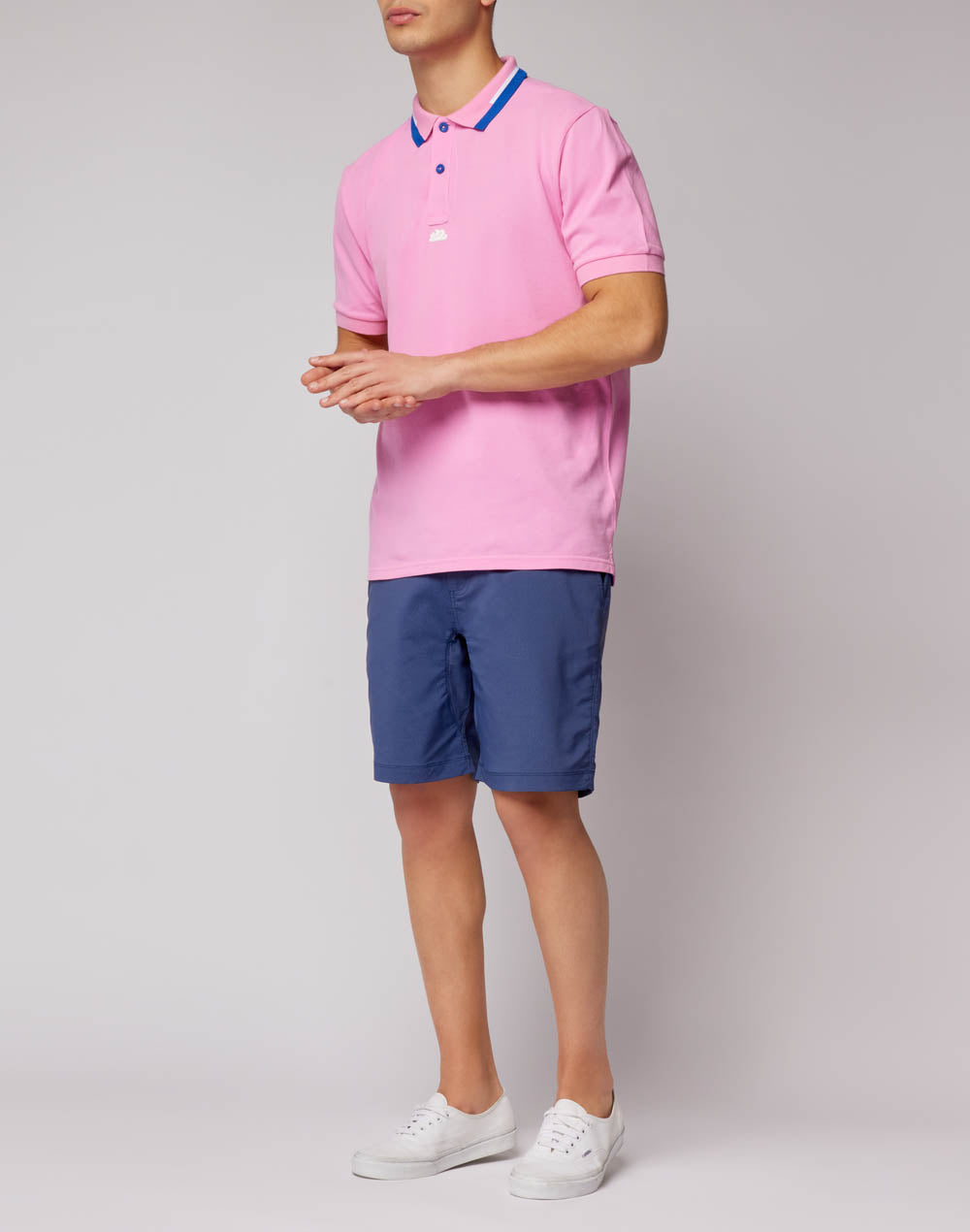 COMBINED PIQUÉ COTTON POLO SHIRT