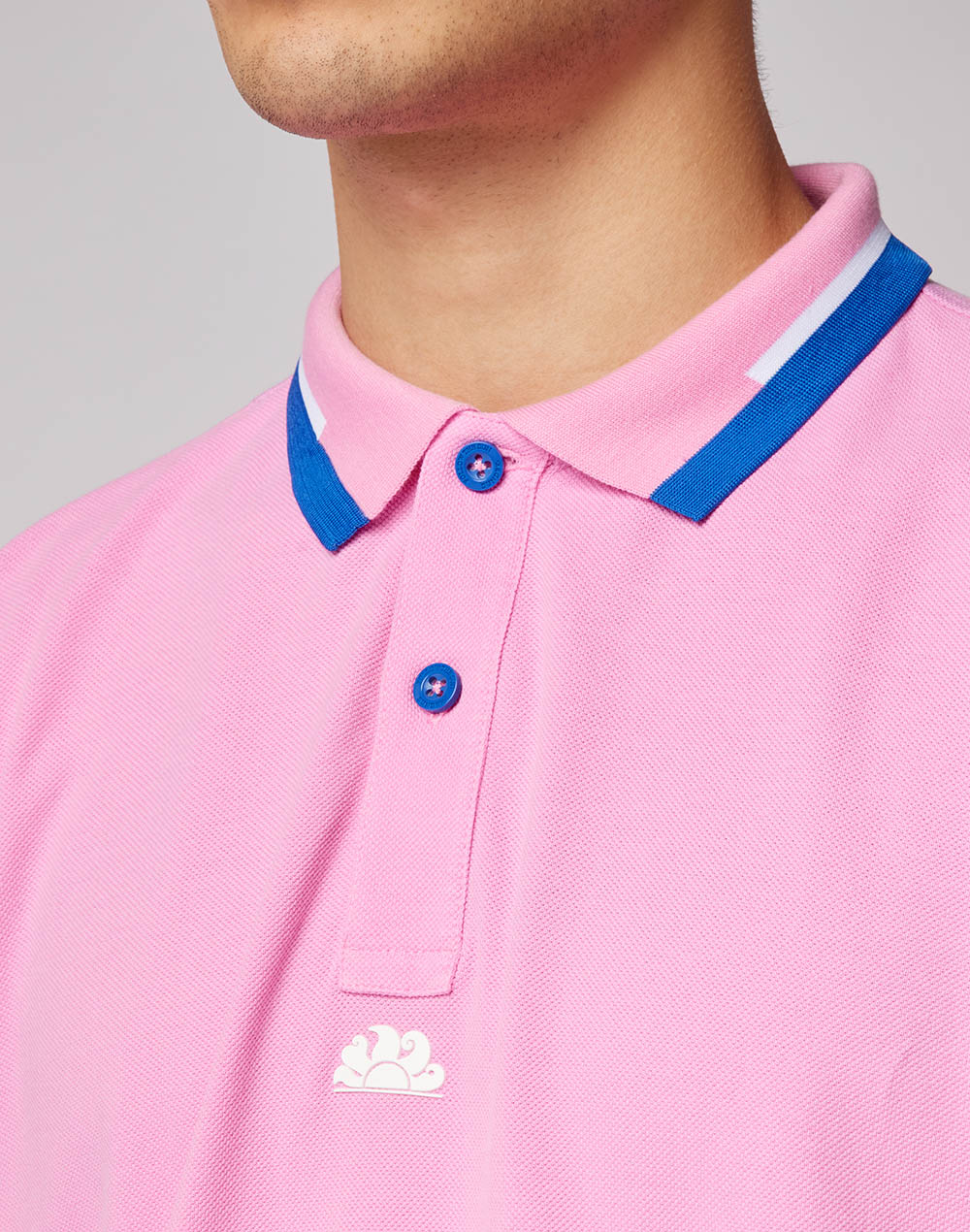 COMBINED PIQUÉ COTTON POLO SHIRT