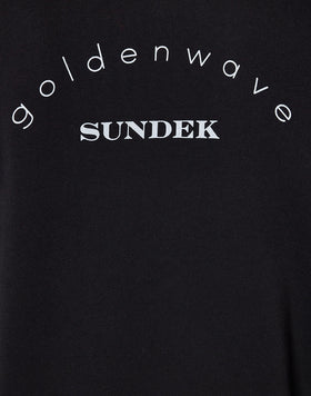 GARMENT-DYED DIAGONAL COTTON SWEATSHIRT