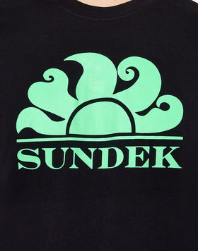 CREW NECK T-SHIRT WITH PRINTED LOGO
