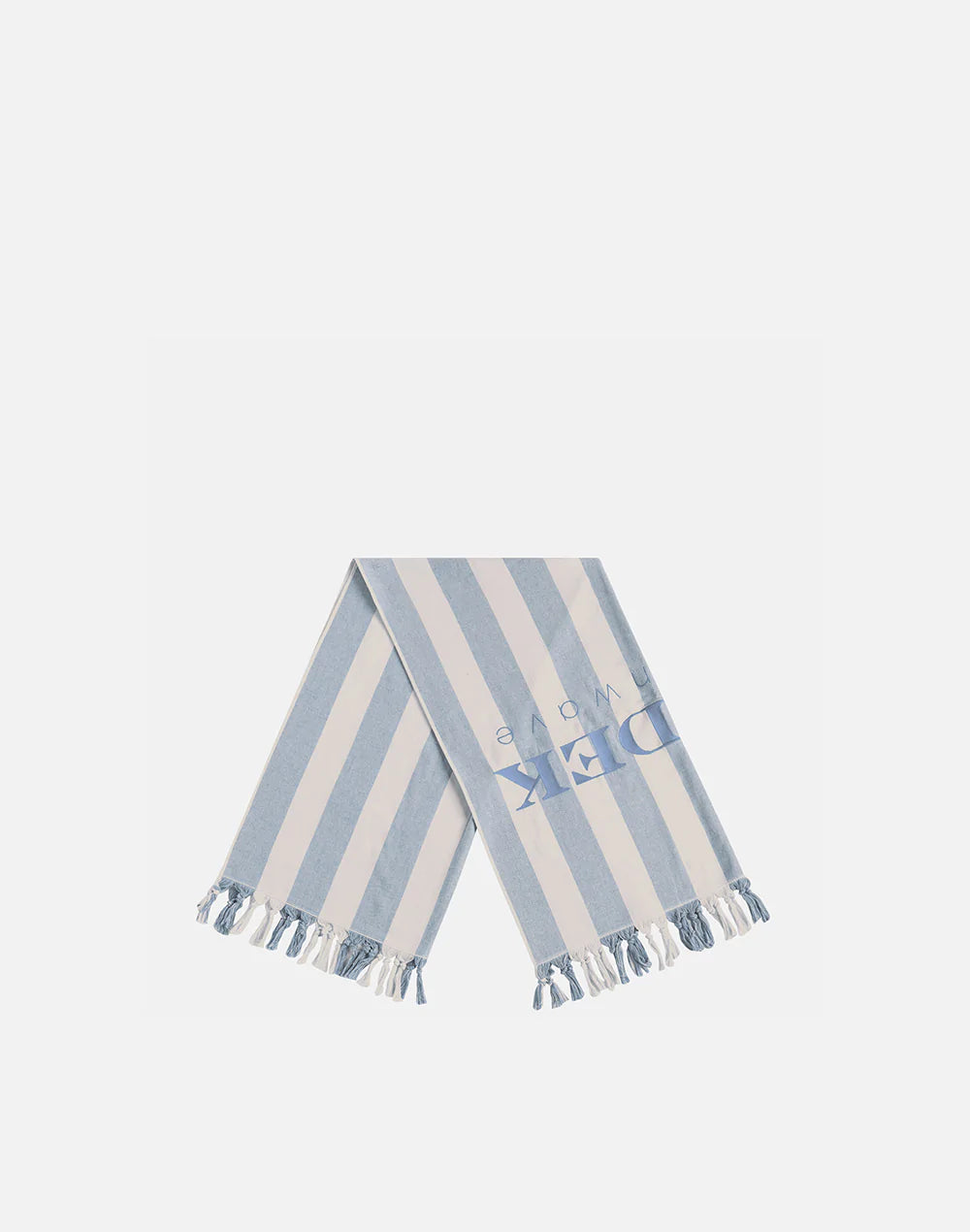 JACQUARD FOUTA BEACH TOWEL WITH LOGO