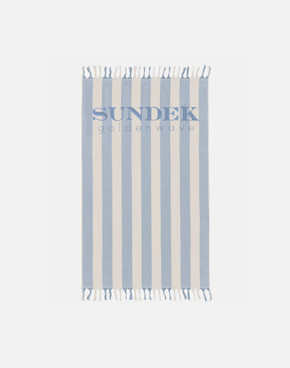 JACQUARD FOUTA BEACH TOWEL WITH LOGO