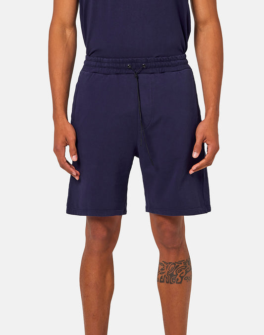 GARMENT-DYED FLEECE WALKING SHORTS