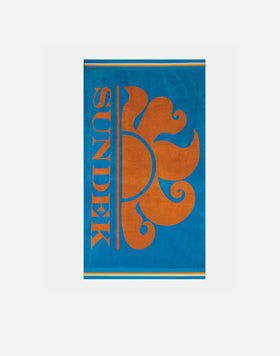 NEW CLASSIC - JACQUARD BEACH TOWEL WITH LOGO