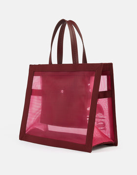 LARGE MESH TOTE BAG