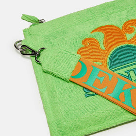 TOWELLING CLUTCH BAG