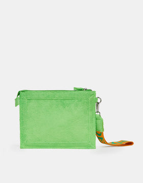 TOWELLING CLUTCH BAG