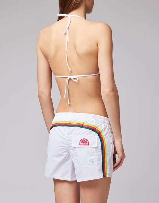 COAST - MID-LENGTH SWIM SHORTS WITH AN ELASTICATED WAISTBAND