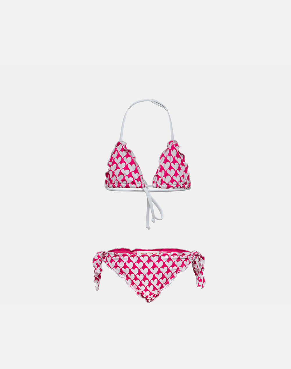 MINI MAGNOLIA BIKINI WITH TRIANGLE TOP AND TIE-SIDE BRIEFS