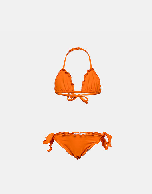 MINI MAGNOLIA BIKINI WITH TRIANGLE TOP AND TIE-SIDE BRIEFS