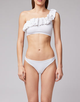 ONE SHOULDER TOP WITH RUFFLE