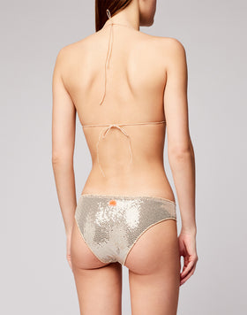 JENNIFER SEQUINNED TRIANGLE TOP