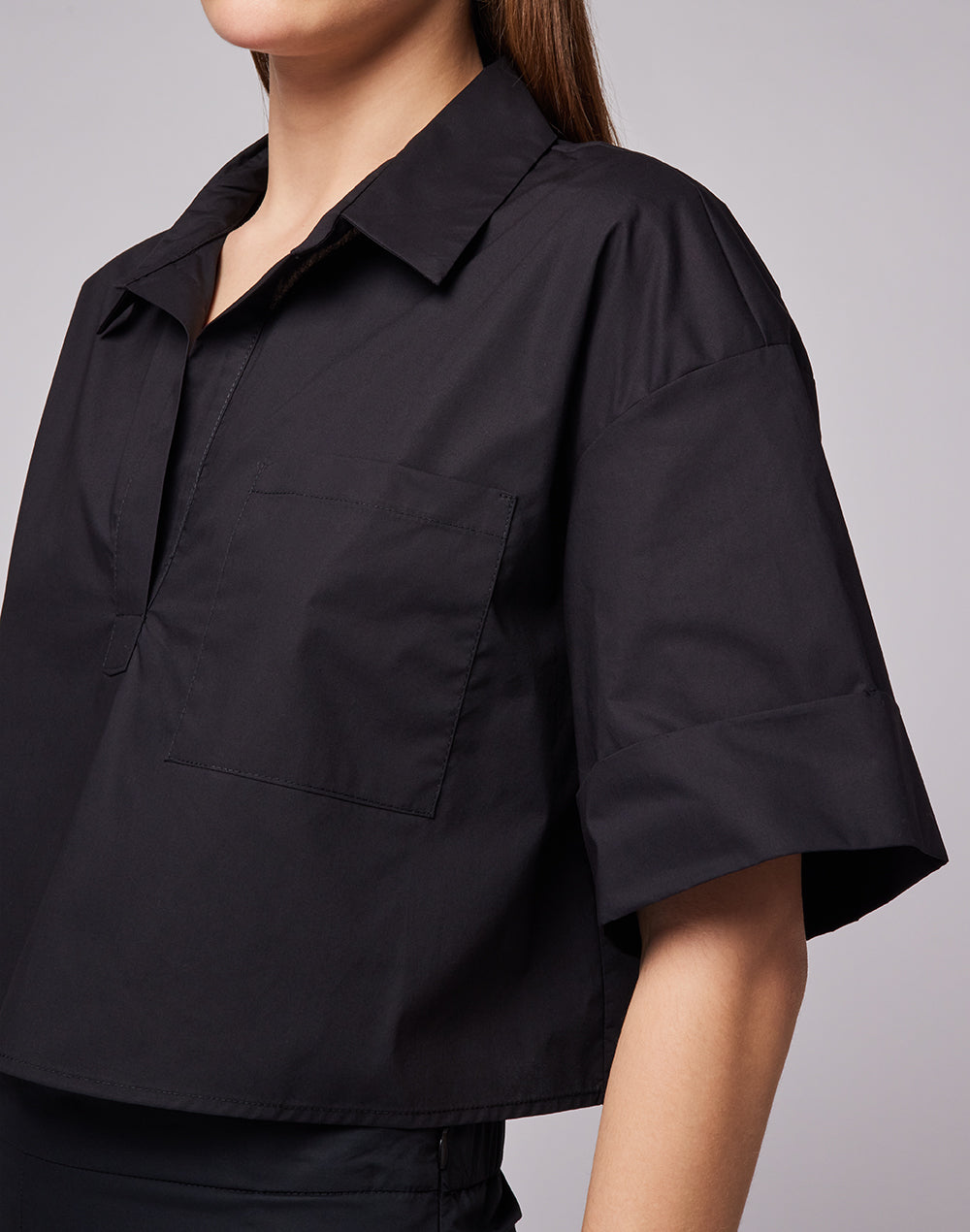 SHORT SLEEVES POPELINE SHIRT