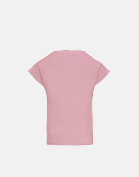 CROPPED SLEEVELESS COTTON JERSEY T-SHIRT